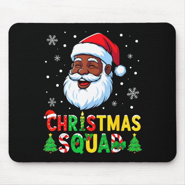 Santa Christmas Squad Black Men African American F Musmatta (Framsidan)