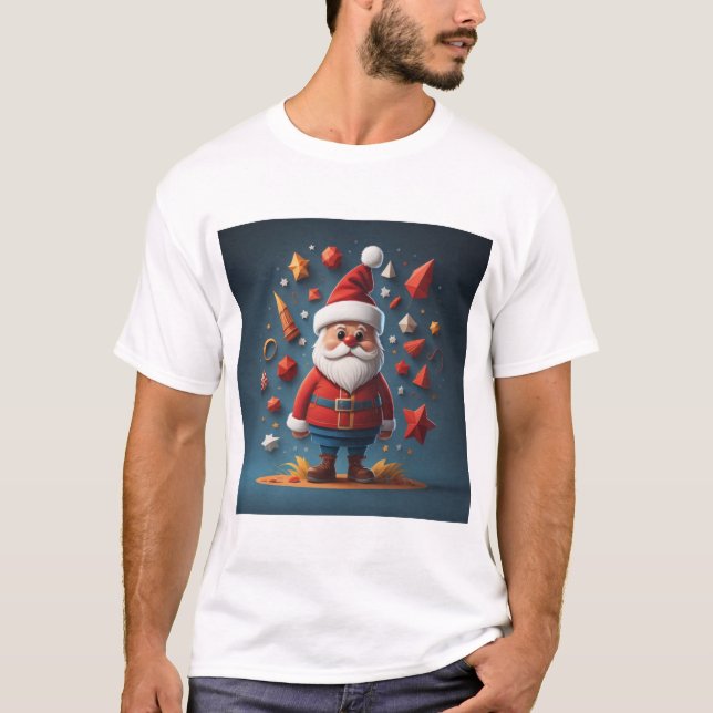 Santa christmas T-Shirt (Framsida)