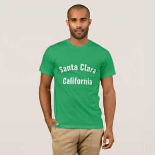 Santa Clara california namn med kurva T Shirt