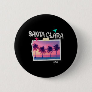 Santa Clara Kalifornien Retro Surfar Vintage Stran Knapp