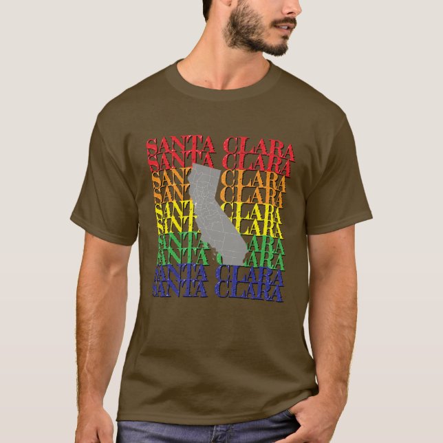 Santa Clara T-shirt  (Framsida)