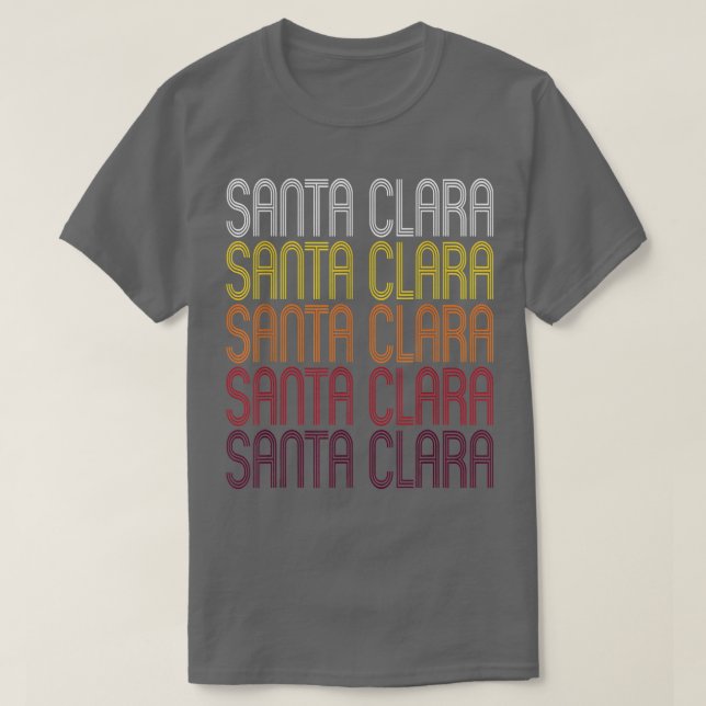 Santa Clara, UT Vintage Stil Utah T Shirt (Design framsida)