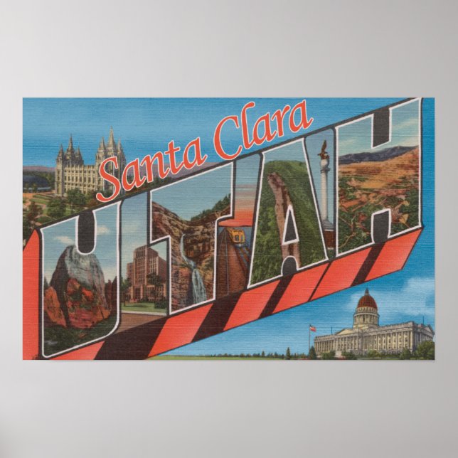 Santa Clara, Utah - Stora Brev Scenes Poster (Framsidan)