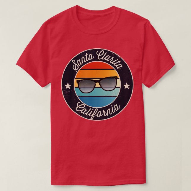Santa Clarita California CA Vacation Souvenir Sung T Shirt (Design framsida)