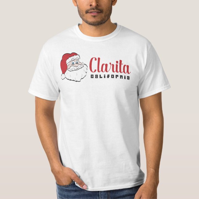 Santa Clarita California Tee Shirt (Framsida)