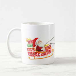 Santa Claus and Reindeer Christmas Mug Kaffemugg