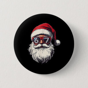 Santa Claus ansikte 67 jul sex sju Bruh Meme Knapp