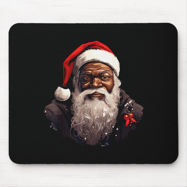 Santa Claus Black Christmas Xmas Santa Afro Africa Musmatta (Framsidan)