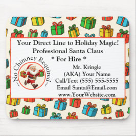 Santa Claus Business Card Holiday Magic Musmatta