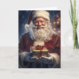 Santa Claus Christmas Card Helgkort