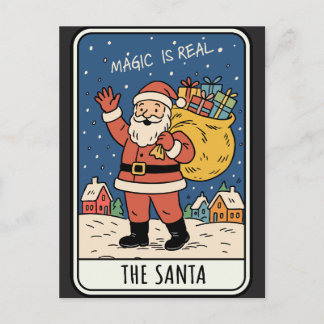 Santa Claus Christmas Helg Vykort