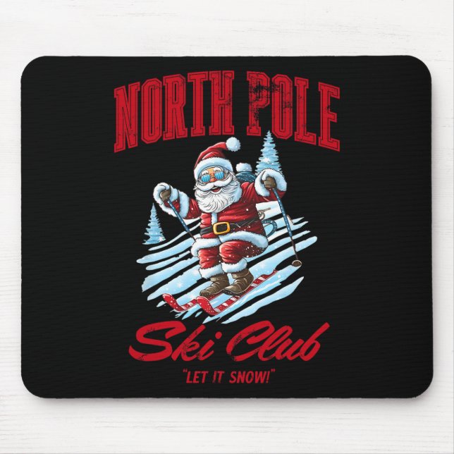 Santa Claus Christmas Snow Skiing At The North Pol Musmatta (Framsidan)
