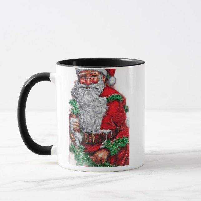 Santa Claus Classic Mug, 11 oz Mugg (Vänster)