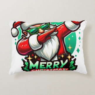 Santa Claus dabbing Christmas style Prydnadskudde