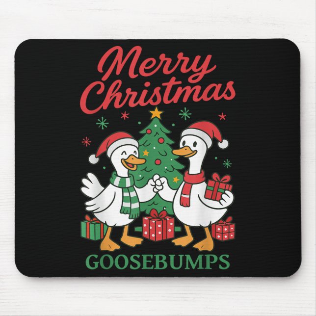Santa Claus Goose Tree Merry Christmas Goosebumps  Musmatta (Framsidan)