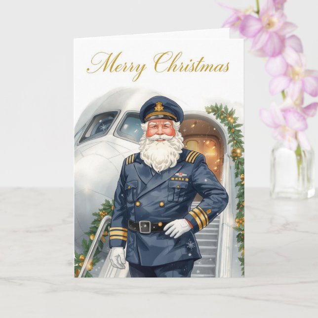 Santa Claus in at the airport Kort (Orkide)