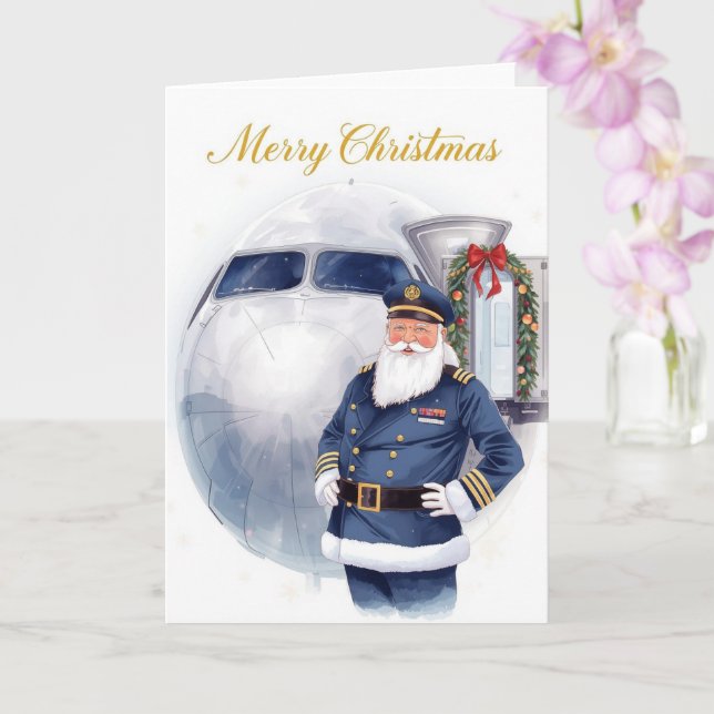 Santa Claus in at the airport Kort (Orkide)