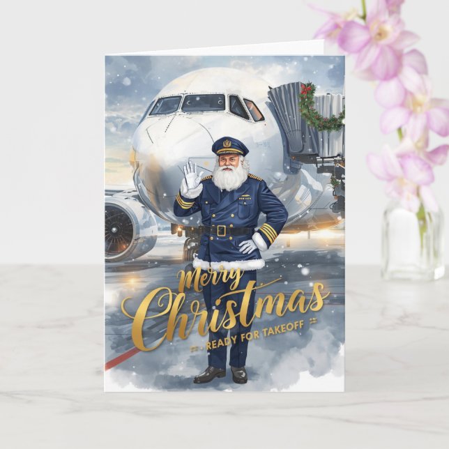 Santa Claus in at the airport Kort (Orkide)