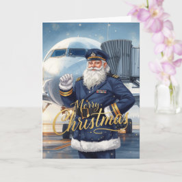 Santa Claus in at the airport Kort