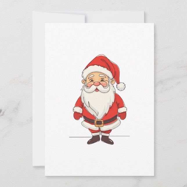 santa claus inbjudningar (Framsida)