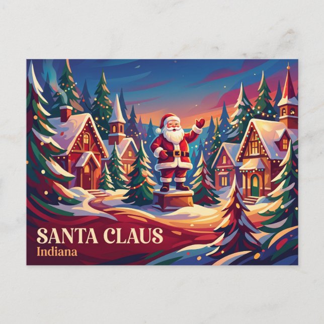 Santa Claus Indiana Vykort (Framsida)
