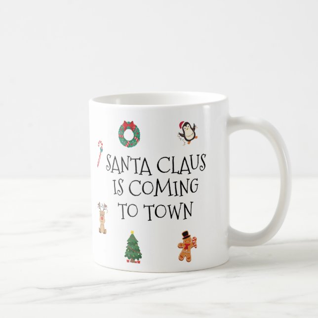 Santa Claus Is Coming To Town Mug Kaffemugg (Höger)