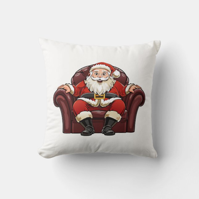 Santa Claus Kudde (Framsida)