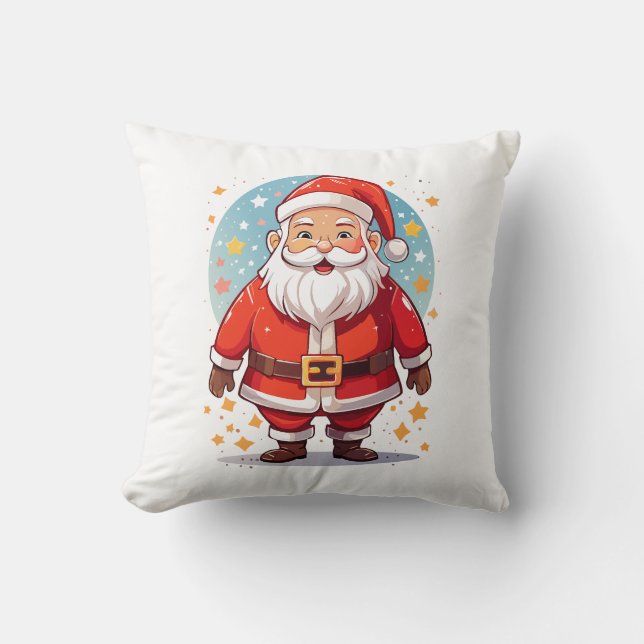 Santa Claus Kudde (Framsida)