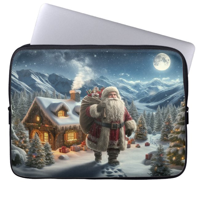 Santa Claus Laptop Fodral (Framsidan)
