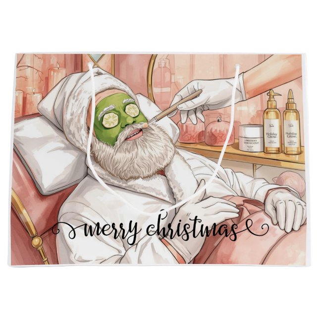 Santa Claus Merry Christmas from Spa in California (Framsidan)