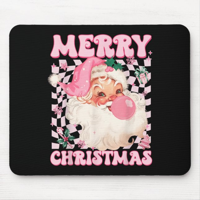 Santa Claus Nk Sungles Blowing Bubble Gum Christma Musmatta (Framsidan)