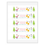 Santa Claus, Reindeer och Snowman-julen Vattenflaska Etikett<br><div class="desc">Santa Claus,  Reindeer och Snowman Julvatten - flasketiketter. De här vackra etiketterna på julflaskan gör den perfekta finslipningen till din semester- eller julfest! Kolla in alla våra helgdag i vår butik,  LaBebbaDesigns! Glöm inte att besöka vår webbplats, </div>