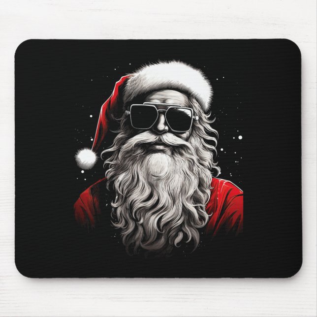 Santa Claus Silhouette Christmas Sungles Caricatur Musmatta (Framsidan)