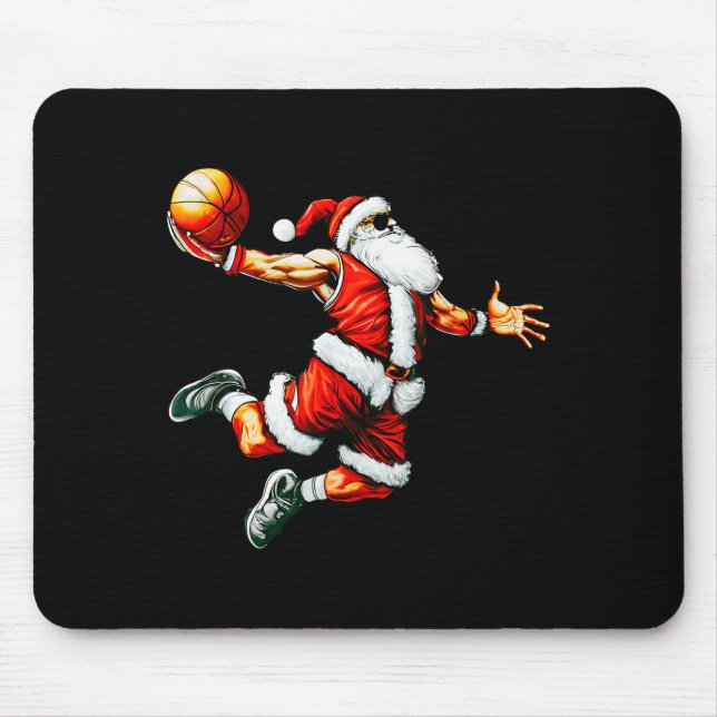 Santa Claus Slam Dunk Basketball Hoop Christmas Pa Musmatta (Framsidan)