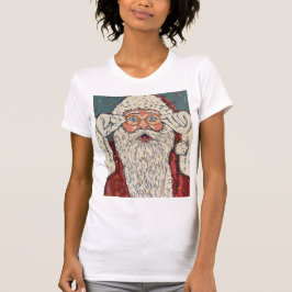 Santa Claus Surprised T Shirt