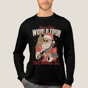Santa Claus Världsturné Cool Julmusik Gitarr T Shirt