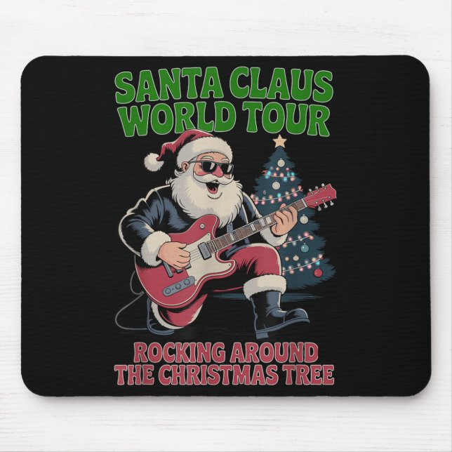 Santa Claus World Tour Rocking Around The Christma Musmatta (Framsidan)