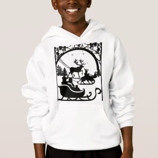 Santa clause hoodie for kids t shirt