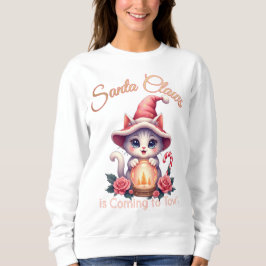 Santa Claws – Cute Holiday Cat Design T Shirt