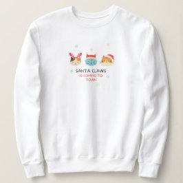 'Santa Claws kommer till stan' present T Shirt