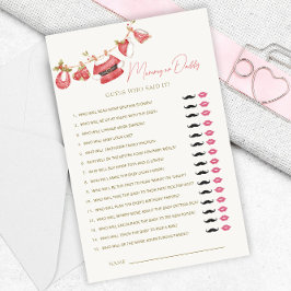 Santa Clothes Baby Shower Mamma eller Pappa Games