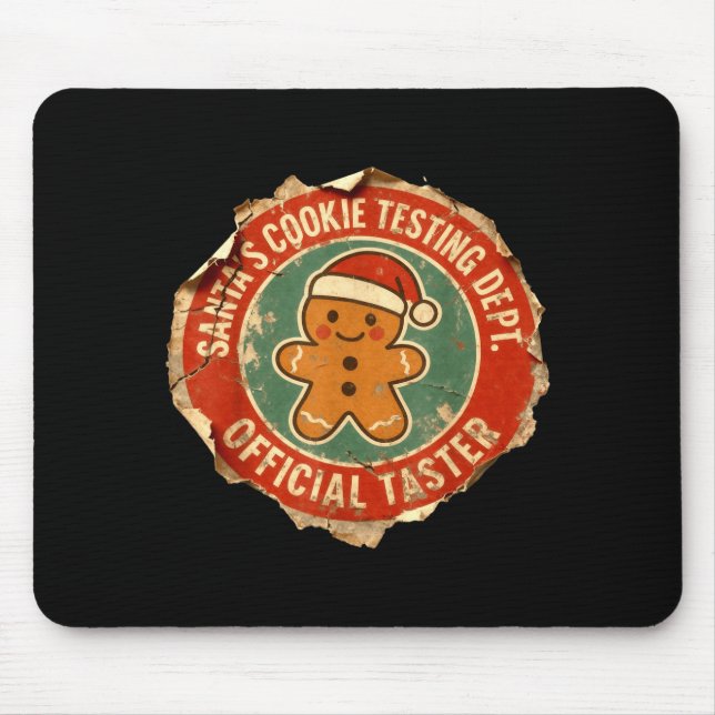 Santa Cookie Testing Department Taster Christmas  Musmatta (Framsidan)