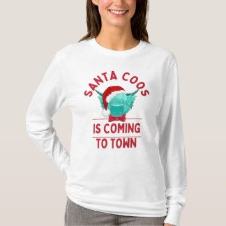 Santa Coos Long Sleased T-Shirt