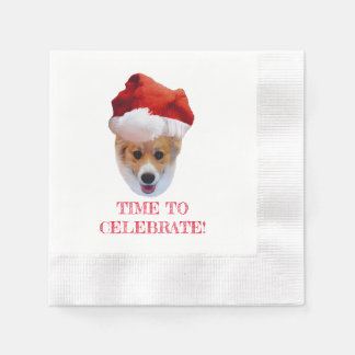 Santa Corgi Napkins Pappersservett