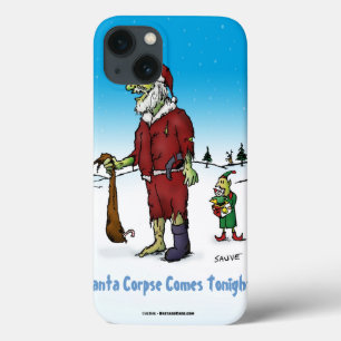 Santa Corpse Funny Zombie Tecknad