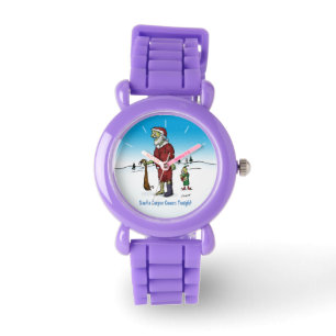 Santa Corpse Funny Zombie Tecknad Armbandsur