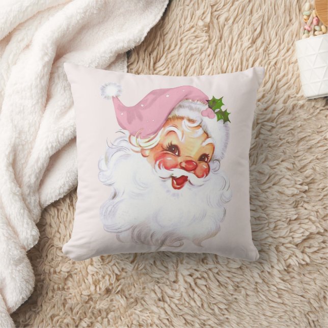 Santa Cottage Chic Rosa jul Cushion Kudde (Filt)