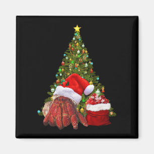 Santa Crab Funny jul Hermit Crab Älskare Magnet