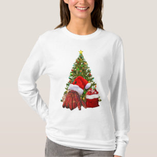 Santa Crab Funny jul Hermit Crab Älskare T Shirt