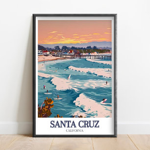 Santa Cruz Affisch - Santa Cruz Konst - Santa Cruz